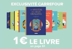 Livres offre sur Carrefour Contact