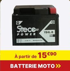 Batterie Moto offre à 15,9€ sur Carter-Cash