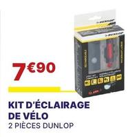Dunlop - Kit D'Éclairage De Vélo offre à 7,9€ sur Carter-Cash