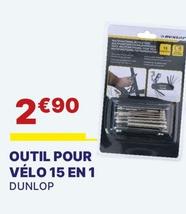 Dunlop - Outil Pour Vélo 15 En 1 offre à 2,9€ sur Carter-Cash