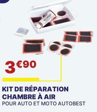 Kit De Réparation Chambre À Air offre à 3,9€ sur Carter-Cash