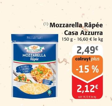 casa azzurra - mozzarella rapee