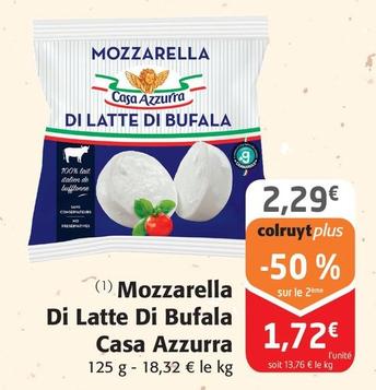 casa azzurra - mozzarella di latte di bufala 