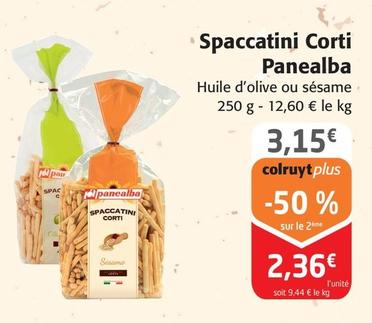 panealba - spaccatini corti