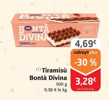 Bonta Divina - Tiramisu  offre à 3,28€ sur Colruyt