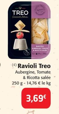 Treo Italia - Ravioli offre à 3,69€ sur Colruyt
