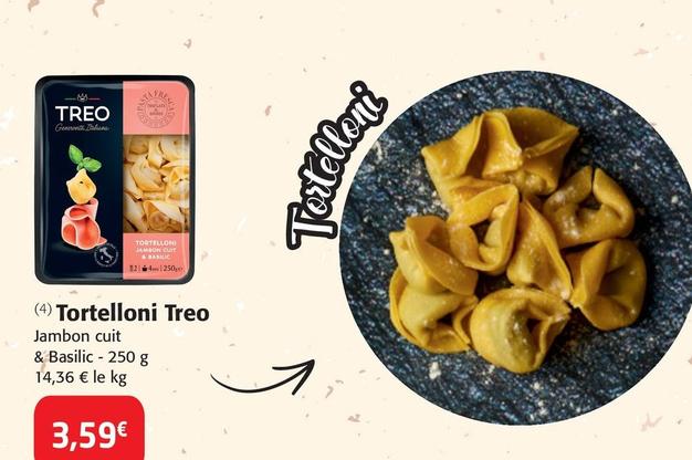 Treo Italia - Tortelloni offre à 3,59€ sur Colruyt