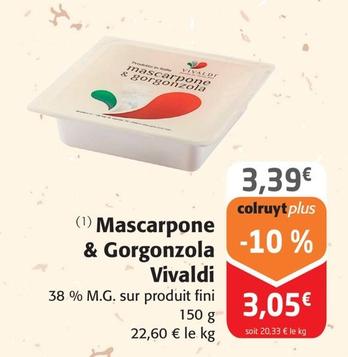 Vivaldi - Macarpone & Gorgonzola  offre à 3,05€ sur Colruyt
