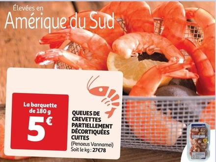 queues de crevettes