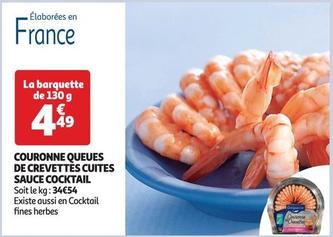 queues de crevettes