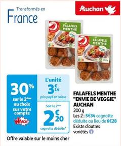 Auchan Falafels Menthe " Envie De Veggie" offre à 3,14€ sur Auchan Hypermarché