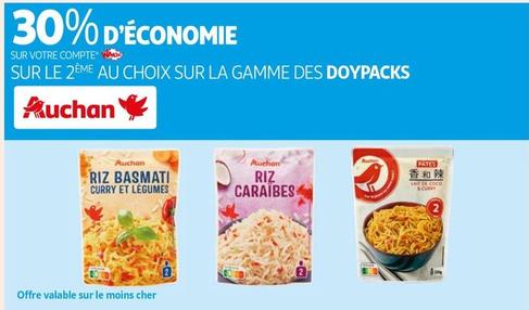 Auchan - Sur Le 2eme Au Choix Sur La Gamme Des Doypacks offre sur Auchan Hypermarché