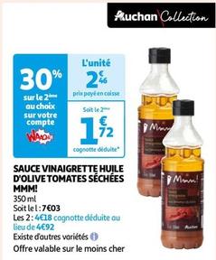 MMM - Sauce Vinaigrette Huile D'Olive Tomates Sechees  offre à 2,46€ sur Auchan Hypermarché