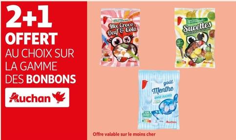 Auchan - Sur La Gamme Des Bonbons offre sur Auchan Hypermarché