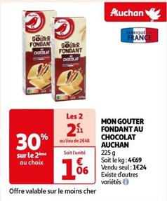Auchan - Mon Gouter Fondant Au Chocolat offre à 1,06€ sur Auchan Hypermarché