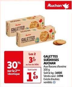 Auchan - Galettes Suédoises offre à 1,69€ sur Auchan Hypermarché