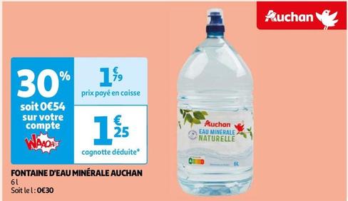 Auchan - Fontaine D'Eau Minérale  offre à 1,25€ sur Auchan Hypermarché