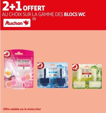 Auchan - Au Choix Sur La Gamme Des Blocs Wc  offre sur Auchan Hypermarché