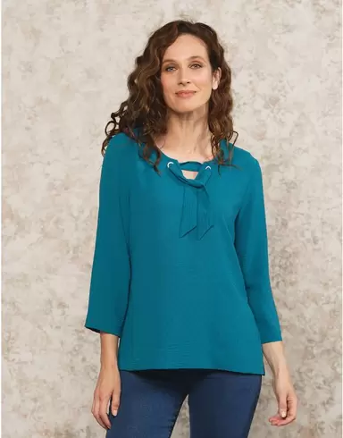 Blouse bleu chic offre à 59,95€ sur Christine Laure