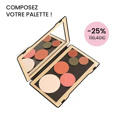 La palette des pros - À composer et personnaliser offre à 87€ sur Couleur Caramel