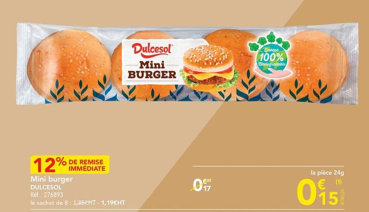 Pain à hamburger offre à 0,47€ sur Metro