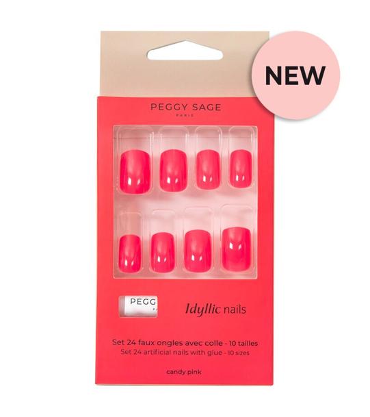 Set 24 faux ongles Idyllic nails - candy pink offre à 9,55€ sur Peggy Sage