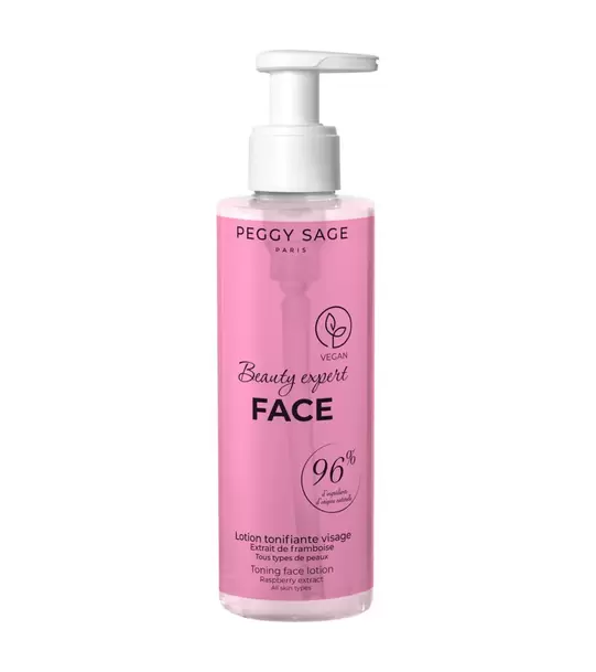 Lotion tonifiante visage BEAUTY EXPERT FACE - extrait de framboise - tous types de peaux offre à 9,9€ sur Peggy Sage