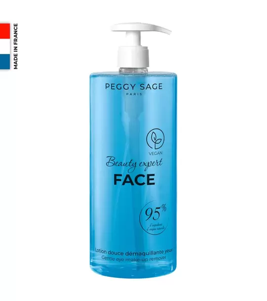 Lotion douce démaquillante yeux BEAUTY EXPERT FACE - extrait de bleuet - Peaux sensibles offre à 19,9€ sur Peggy Sage