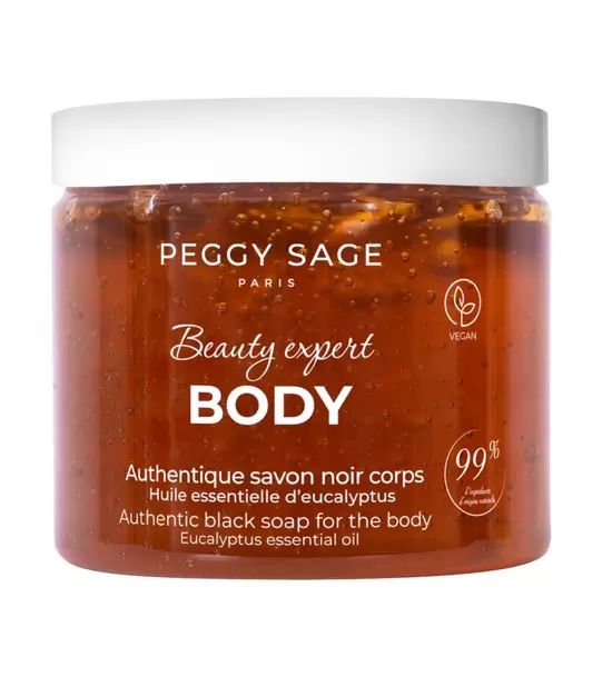 Authentique savon noir corps BEAUTY EXPERT BODY - huile essentielle d’eucalyptus offre à 14,9€ sur Peggy Sage