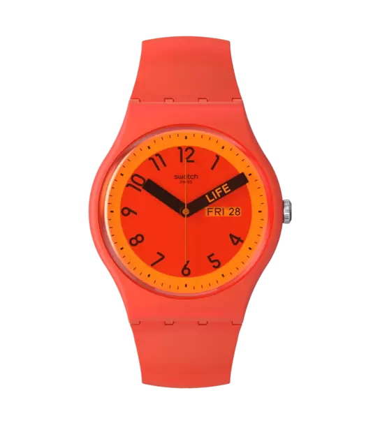 PROUDLY RED offre à 90€ sur Swatch