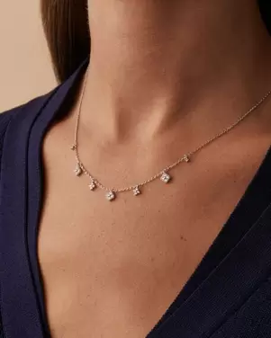 Collier ras du cou BELOVED - Cristal / Argenté offre à 79€ sur Agatha