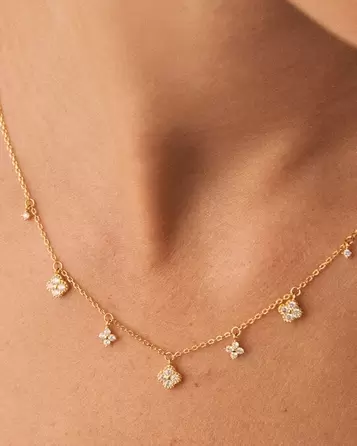 Collier ras du cou BELOVED Cristal / Doré offre à 79€ sur Agatha