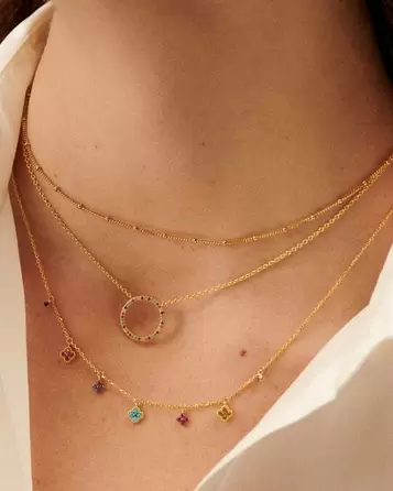 Collier ras du cou BELOVED Multicolore / Doré offre à 79€ sur Agatha