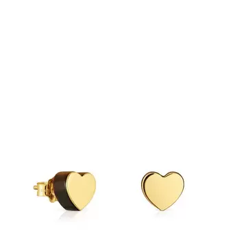 Boucles d’oreilles cœur or et œil-de-tigre TOUS 1950 offre à 199€ sur TOUS