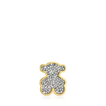 Pendentif ourson argent plaqué or 18 ct et diamants TOUS 1950 offre à 900€ sur TOUS