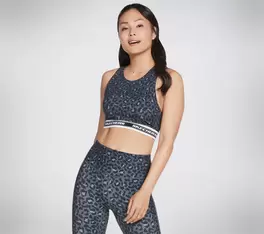 Midnight Leopard Crop Bra offre à 19,99€ sur Skechers