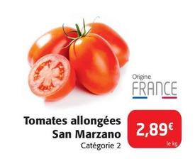 Tomates Allongées San Marzano offre à 2,89€ sur Colruyt
