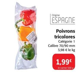 Poivrons Tricolores offre à 1,99€ sur Colruyt