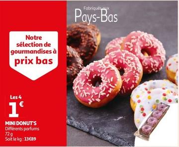 Mini Donut's offre à 1€ sur Auchan Hypermarché