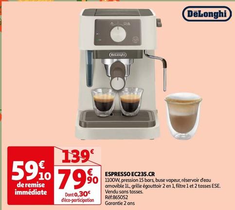 Delonghi - Espresso EC235.CR offre à 79,9€ sur Auchan Hypermarché
