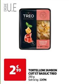 Treo Italia - Tortelloni Jambon Cuit Et Basilic offre à 2,99€ sur Auchan Hypermarché