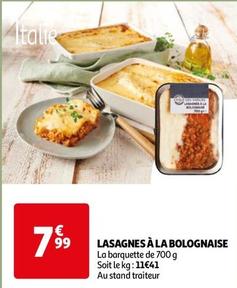 Lasagnes À La Bolognaise offre à 7,99€ sur Auchan Hypermarché