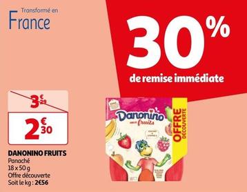 Danonino - Fruits  offre à 2,3€ sur Auchan Hypermarché