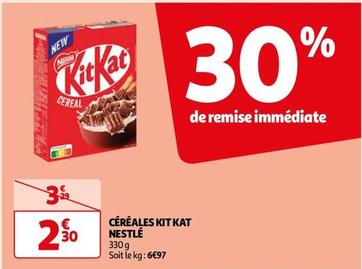 Nestlé - Céréales Kit Kat offre à 2,3€ sur Auchan Hypermarché