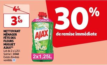 Ajax - Nettoyant Ménager Fête Des Fleurs Muguet offre à 3,49€ sur Auchan Hypermarché