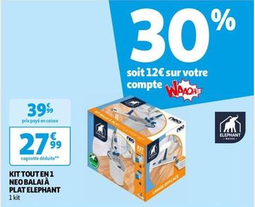 Elephant - Kit Tout En 1 Neo Balai À Plat offre à 27,99€ sur Auchan Hypermarché