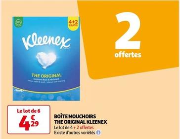 Kleenex - Boîte Mouchoirs The Original offre à 4,29€ sur Auchan Hypermarché