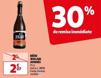 Jenlain - Bière Ambree offre à 2,07€ sur Auchan Hypermarché
