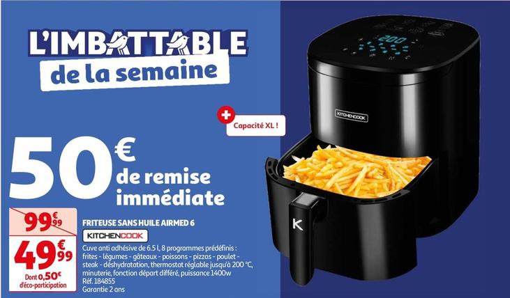 Kitchencook - Friteuse Sans Huile Airmed 6 offre à 49,99€ sur Auchan Hypermarché