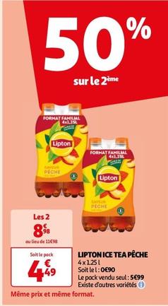 Lipton - Ice Tea Pêche offre à 5,99€ sur Auchan Hypermarché